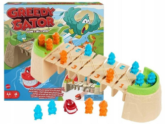 GRA ZRĘCZNOŚCIOWA GŁODNY ALGIATOR zabawna gra dla dzieci +5 lat