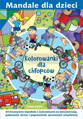 Mandale dla dzieci. Kolorowanki dla chłopców
