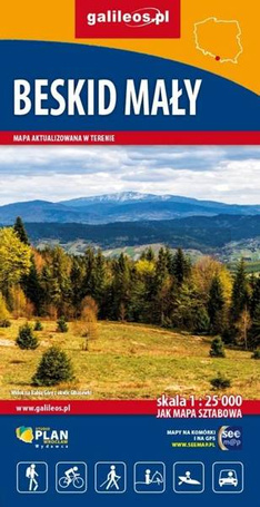 Mapa - Beskid Mały 1:25 000