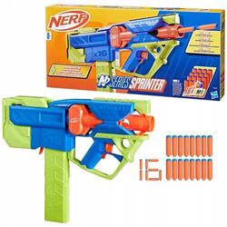 NERF N SERIES F8625 WYRZUTNIA PISTOLET Sprinter + 16 strzałek