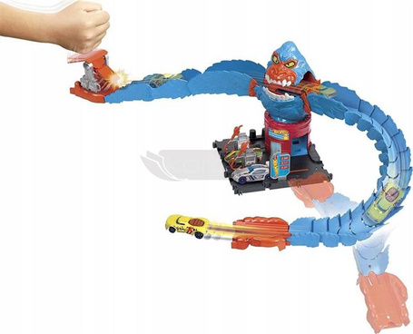 Hot Wheels zestaw Pułapka goryla HDR30