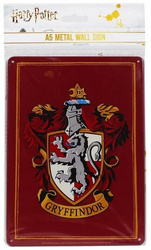 Harry Potter Tabliczka metalowa Herb Gryffindoru