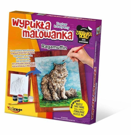 Wypukła malowanka Koty - Ragamuffin
