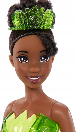 DISNEY PRINCESS LALKA KSIĘŻNICZKA TIANA w błyszczącym ubraniu HLW04
