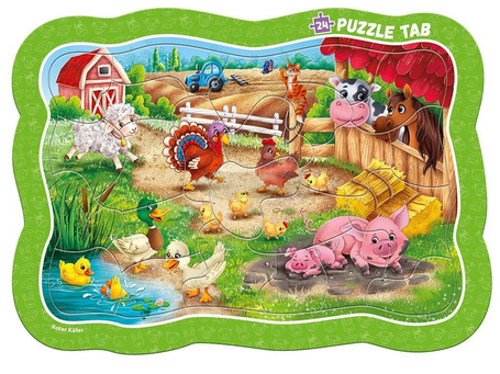 Puzzle ramkowe. Farma