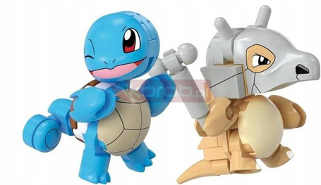 MEGA CONSTRUX KLOCKI 45 el POKEMON Squirtle i Cubone + 2 Pokeball HXP15