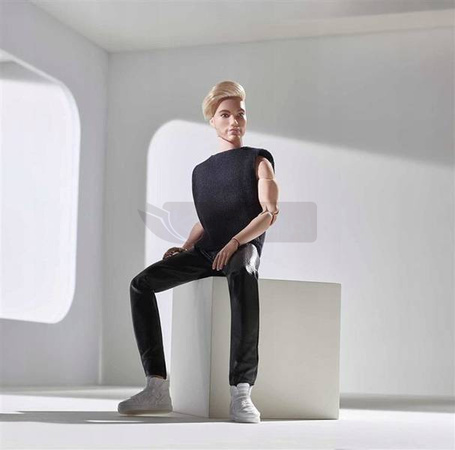 Lalka Barbie kolekcjonerska Ken Blond z brodą GTD90