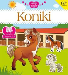 Naklejki iskierki z brokatem. Koniki