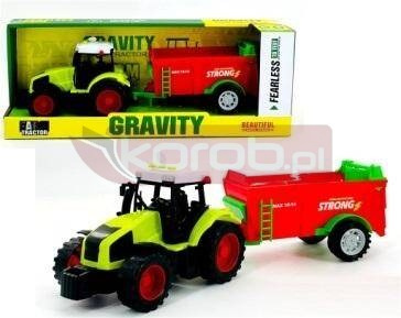 Traktor z przyczepą