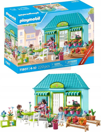 PLAYMOBIL My Life 71807 Kwiaciarnia, zestaw dla dzieci +4 lata