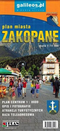 Plan miasta - Zakopane 1:11 500