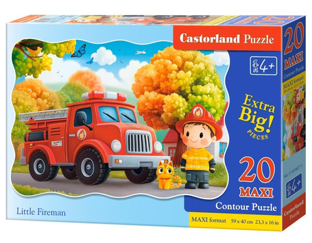 Puzzle 20 Little Fireman CASTOR