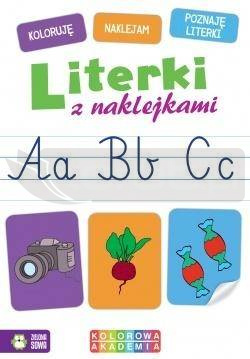 Kolorowa Akademia. Literki z naklejkami
