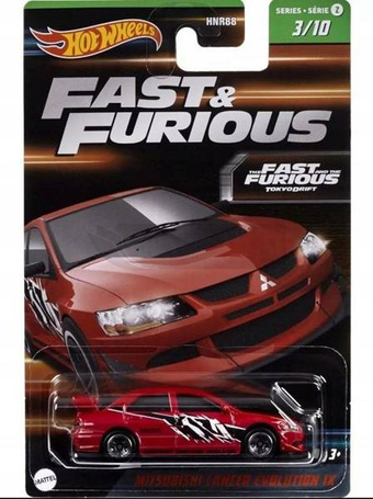 HOT WHEELS FAST & FURIOUS Mitsubishi Lancer Evolut HNT03