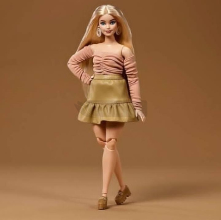 LALKA BARBIE SIGNATURE You Create Barbie Basics Neutral Kit 003 JJX37