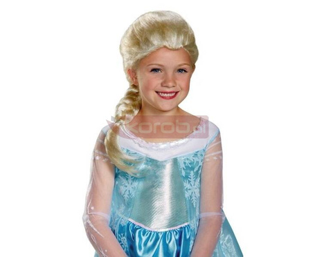 Peruka Elsa- Frozen rozmiar uniwersalny