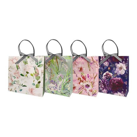 Torba prezentowa 34x34cm z kokardką mix