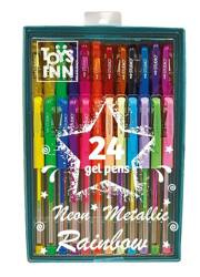 Długopisy żelowe 24szt STnux