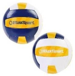 Piłka siatkowa Max Sport niebiesko-biało-żółta