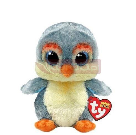 Beanie Boos Fisher - szary pingwin 15cm
