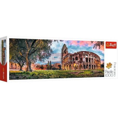 Puzzle 1000 elementów, Koloseum o poranku, Panoramiczne
