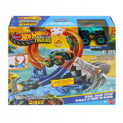 HOT WHEELS MONSTER TRUCK Pętla rekina zestaw torów + autko JFR08