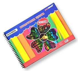 Wydrapywanka tęczowa A4 na spirali