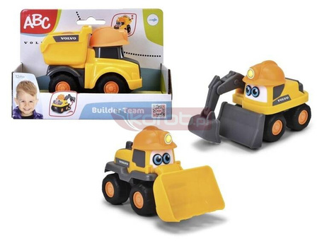 ABC Volvo Pojazd budowlany 3 rodzaje 12cm
