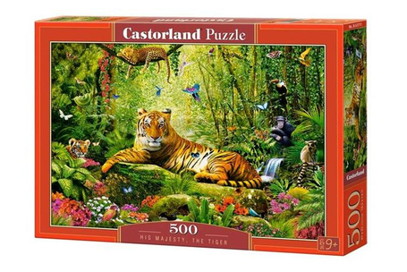 Puzzle 500 His Majesty, the Tiger CASTOR