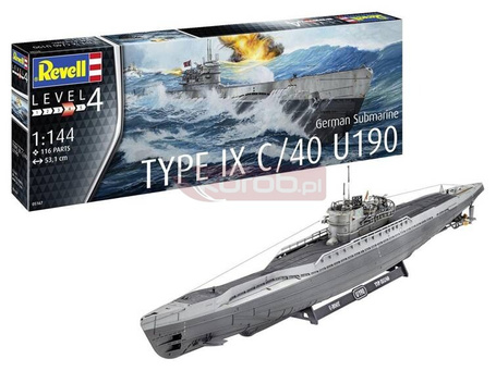 German Submarine Type IX C/40 U190