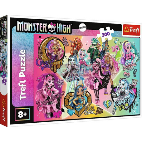 Puzzle 300 elementów Zombie górą Monster High