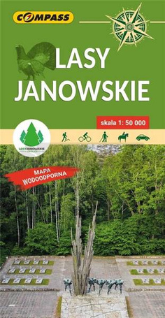 Mapa tur. - Lasy Janowskie lam 1:50 000 w.2022