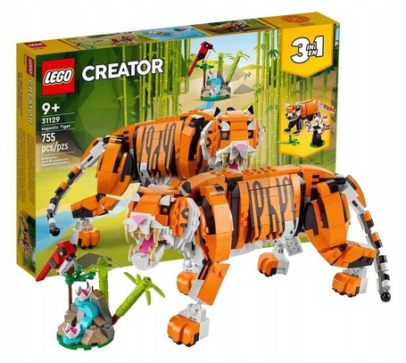 LEGO CREATOR 3W1 31129 MAJESTATYCZNY TYGRYS zestaw klocków +9 lat