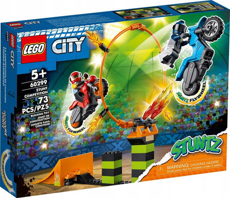 LEGO CITY 60299 KONKURS KASKADERSKI zestaw dla dzieci +5 lat