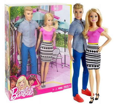 Lalka Barbie i Ken zestaw DLH76