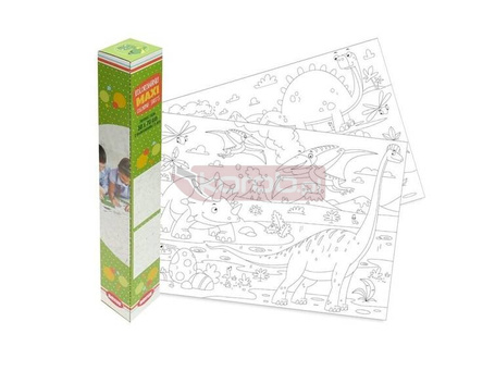Kolorowanka podłogowa 50x70cm Dinozaur