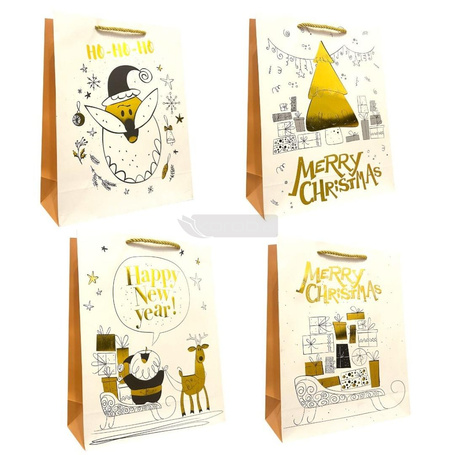 Torebka prezentowa L Boże Narodzenie mix