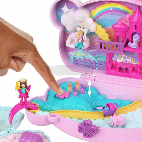 LALKA POLLY POCKET TOREBKA BAŚNIOWE KRÓLESTWO Króliczek, zestaw do zabawy JFT88