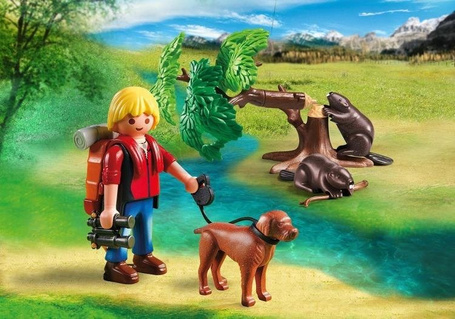 PLAYMOBIL 5562 Drzewo z bobrami i przyrodnikiem