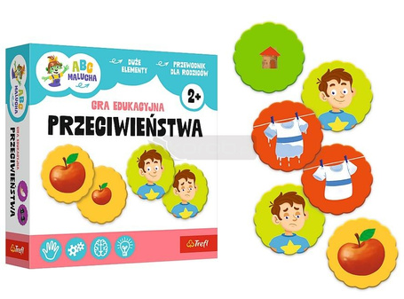 Przeciwieństwa ABC Malucha Rodzina Treflików