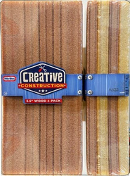 Creative Construction - Wood 4 pak