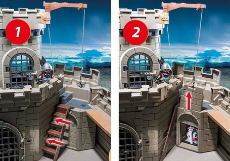PLAYMOBIL 6001 Zamek rycerski herbu Sokół