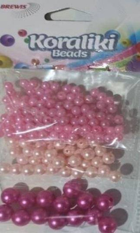Koraliki do nawlekania 3 kolory 36g