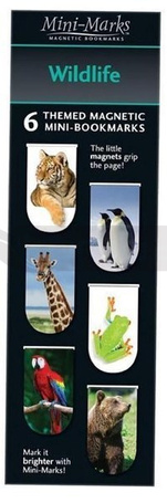 Zakładki magnetyczne Wildlife 6 sztuk