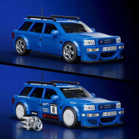 MATTEL BRICK SHOP HOT WHEELS SPEED Audi Avant RS2 (1994) w skali 1:32 JGR28