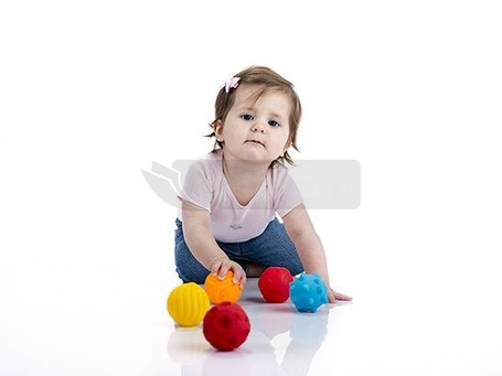 Piłki sensoryczne Buźki 6 szt. TULLO