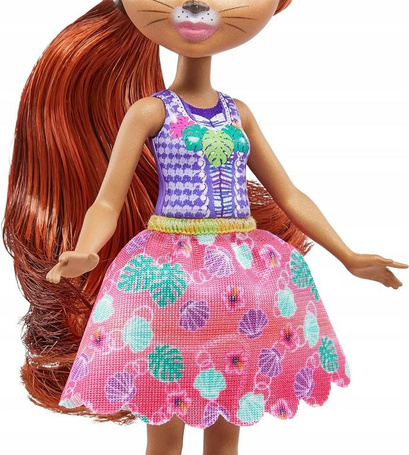 ENCHANTIMALS LALKA WYDRA ONEDA OTTER + zwierzątko wyderka Kelpie HXB98