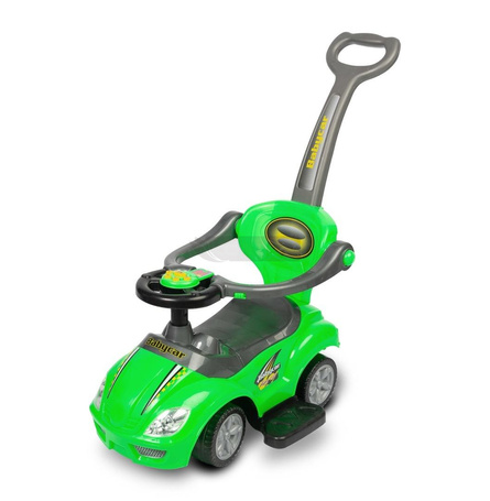 Jeździk Race Car 2w1 z dźwiękiem green
