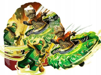 KLOCKI LEGO NINJAGO 71850 Lloyd kontra ziemny potwór na spinnerze