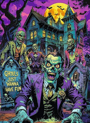 Puzzle 1000 Hall of Horror Zombie